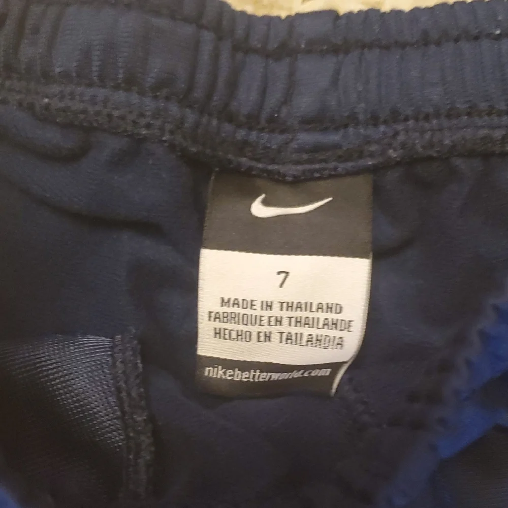 5 For $25‎ Nike Kids Joggers Size 7 Navy White